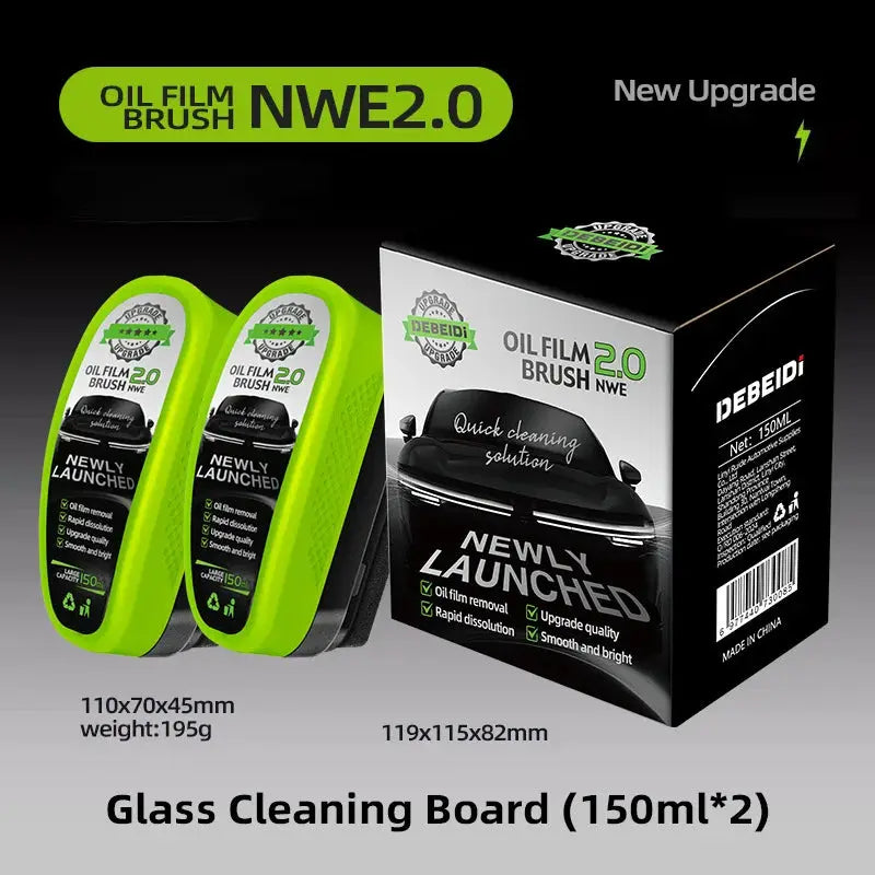 Automotive Oil Film Cleaning Brush 150ml Glass Oil Film Remover For Car Windows And Windshield Care