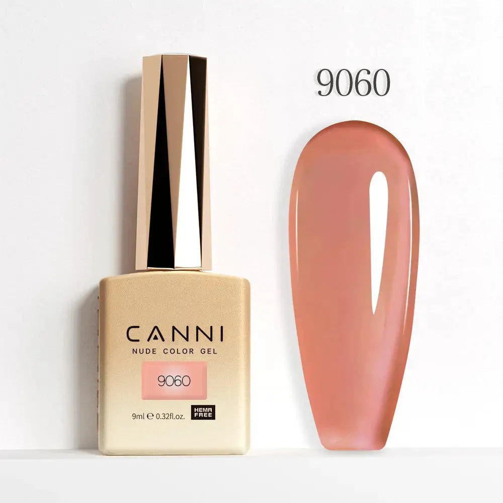 Canni Hema Free Nail Gel Polish Christmas Red Collection Semi Permanent 9ml Long Lasting Shine