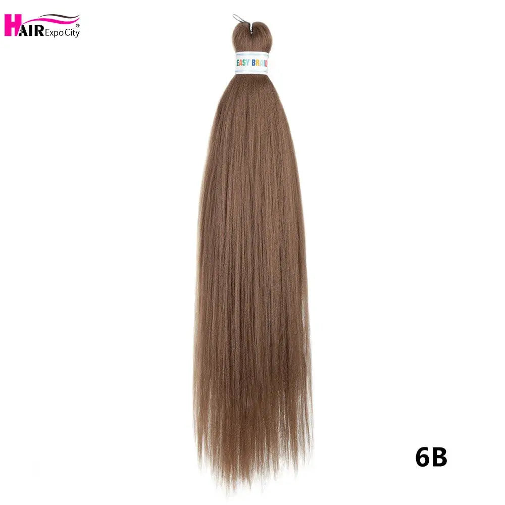 Easy Braids 26-inch synthetic jumbo braids hair extensions ombre brown 6B