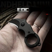 New Keychain Pocket Knife Stainless Steel Mini Portable EDC Tool With Fixed Blade And Chain For Camping