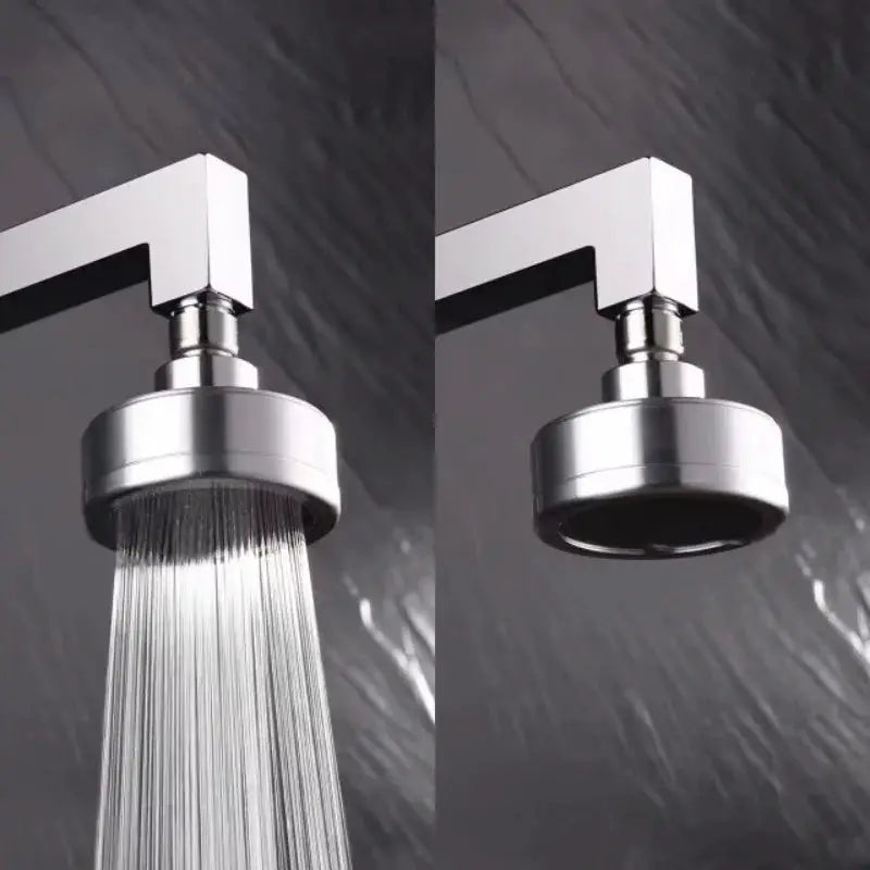 Shower head by Simples Market, 304 stainless steel brushed, water-saving, detachable and washable