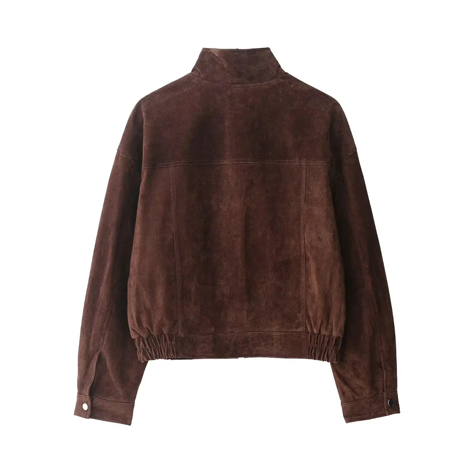 LuxeWear Autumn Womens Loose Warm Jacket With Big Pockets Street Chic Cozy Coat For Daily Wear