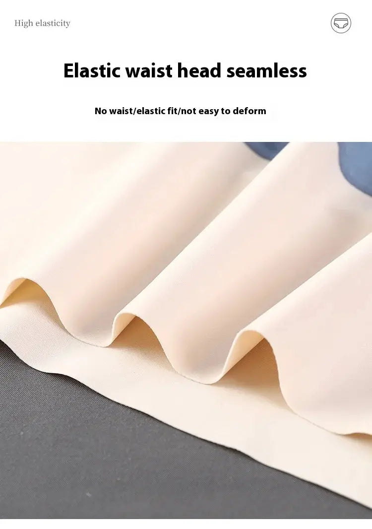 Women's panties by Simples Market, beige modal fabric, high-waisted tummy-tuck triangle style, 6-pack