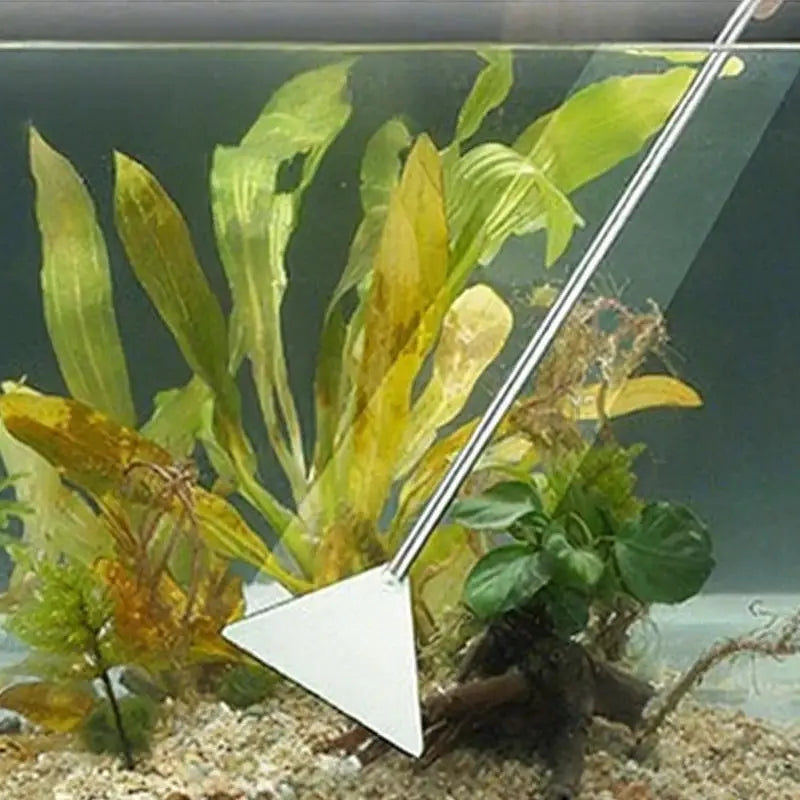 Stainless Steel Aquarium Scissors And Tweezers Set For Plant Tank Maintenance And Fish Tank Cleaning