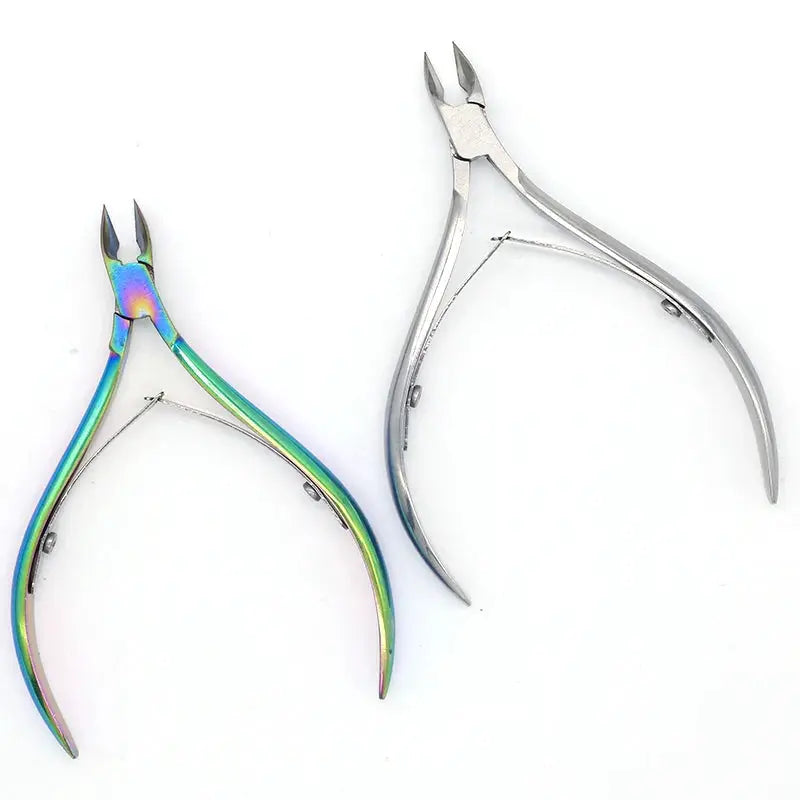 PrimeCare Cuticle Cutter Set Stainless Steel Nail Manicure Tools for Precise Cuts and Pedicure Comfort