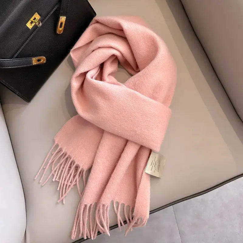 NordicWeave Winter Narrow Wool Scarf 28 Color Options 100 Percent Wool Lightweight Yet Warm Unisex