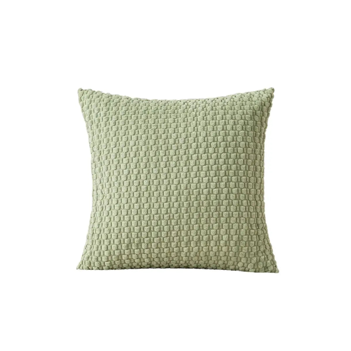 Soft Boho Style Double Sided Pillow Cover Corduroy Stripe Square Farmhouse Neutral Decor 100 Percent Polyester - Simples Market