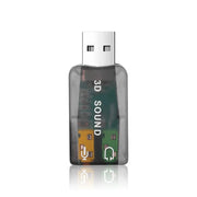 5.1 Channel USB External Sound Card Plug And Play USB Audio Interface For PC And Laptop