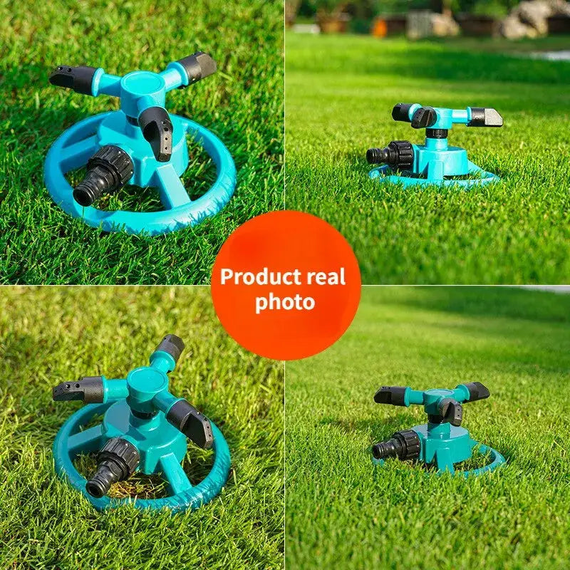 360 Degree Automatic Rotating Sprinkler Nozzle For Garden And Lawn Watering And Irrigation