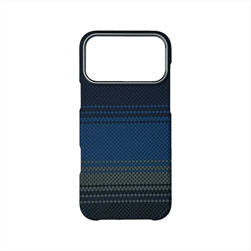 iPhone Pro Max case by Simples Market, carbon fiber abstract geometric pattern, MagSafe compatible, shockproof.