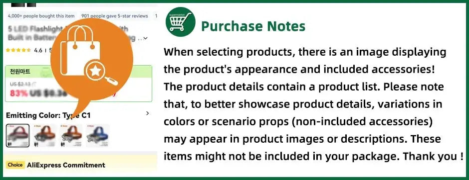 Ultrasonic parking sensor kit by Simples Market; Purchase Notes banner about image display and color options.