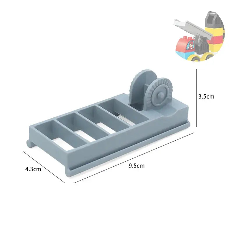 Big Building Blocks Traffic Mechanical Construction Set For Kids Compatible Large Bricks Educational Science Toy Gift
