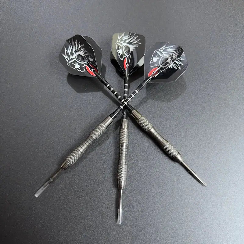 Dart game 3 Piece Set 20g Imitation Tungsten Steel Needle Darts With Black Aluminum Rod For Professional Competition And Training