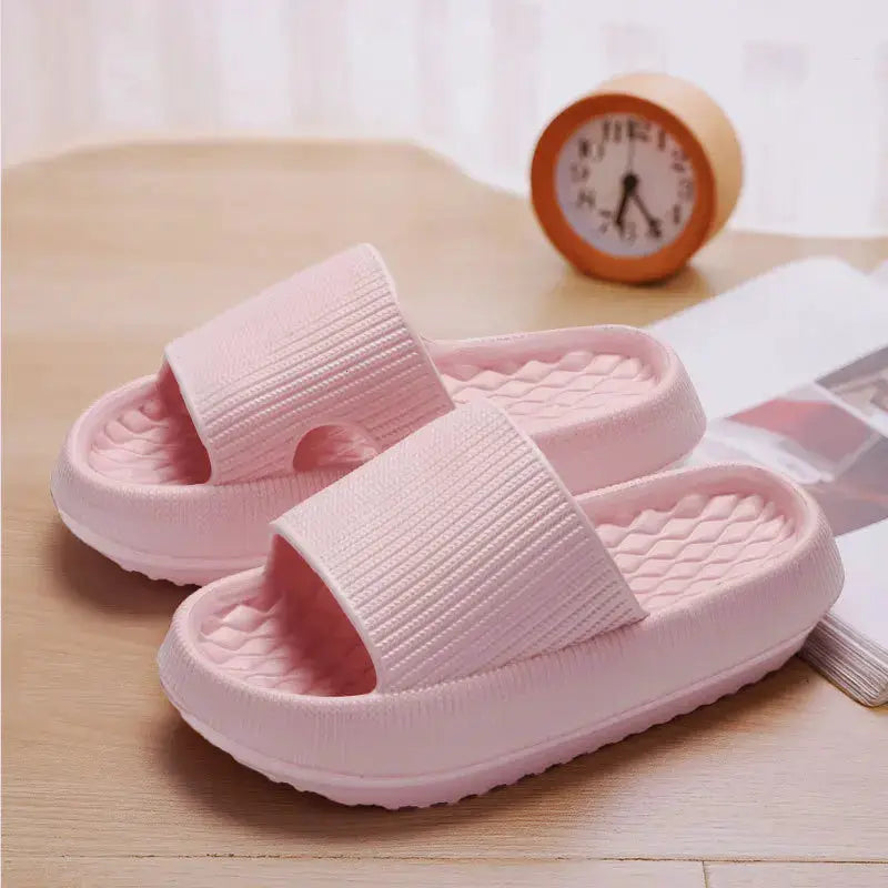CloudWalk Women Thick Platform Cloud Slippers With EVA Sole And Pillow Cushioned Comfort Non Slip For Summer Beach Home
