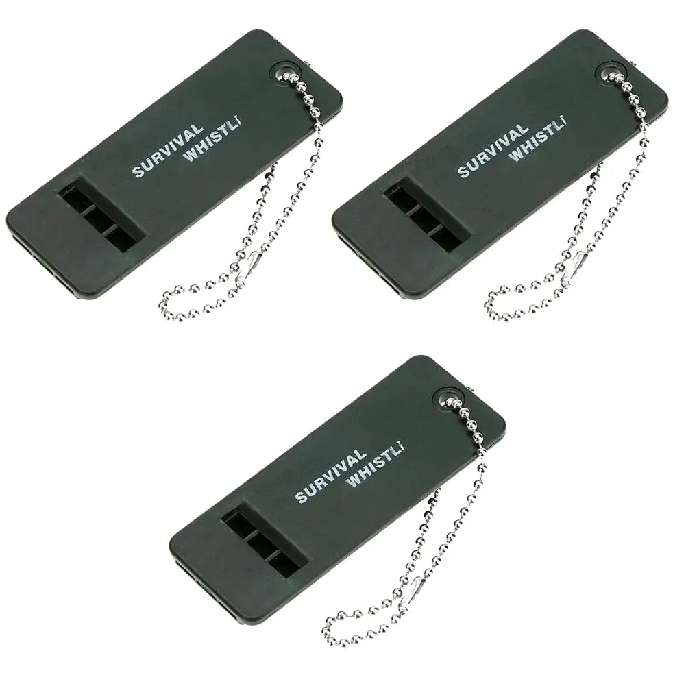 Three Frequency High Decibel Survival Whistle For Outdoor Hiking Camping Hunting Emergency Signaling Tool