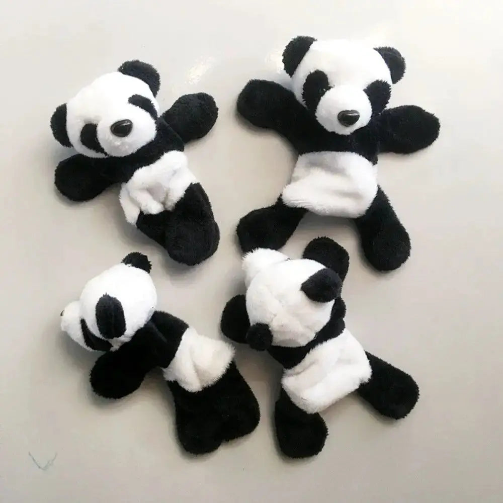 Cute Plush Panda Magnet For Whiteboards And Refrigerators Oval Fabric Decor Perfect Gift And Organizer