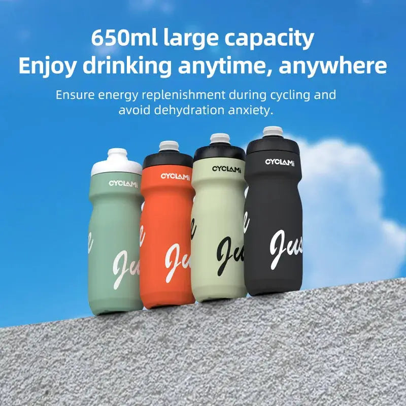 Cyclami 650ml Bicycle Water Bottle PP5 Plastic for Mtb Road Bike