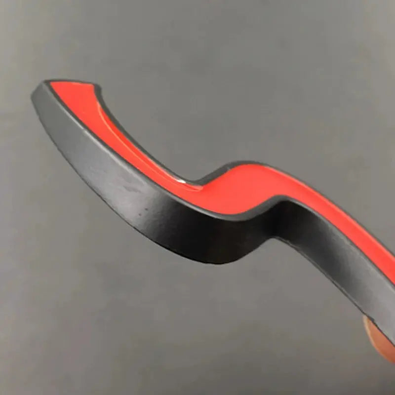 3D metal S emblem grille badge with red inset for car front grille