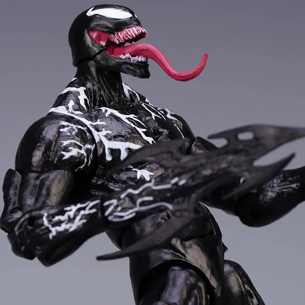 Venom Carnage SpiderMan Legends Action Figure Jointed Movable Face Statue Collectible Toy