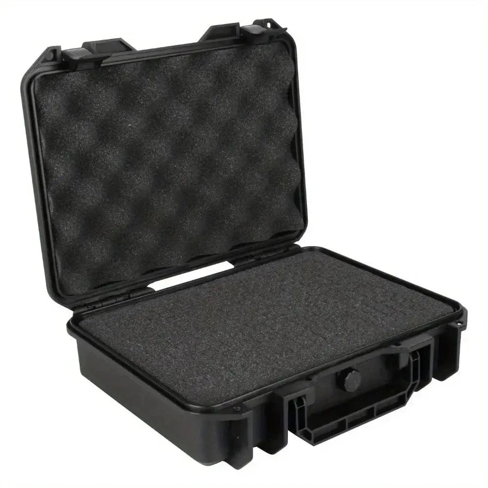 GuardPro Waterproof Hard Carry Case Toolbox With Pre Cut Sponge Interior For Customizable Secure Tool Storage