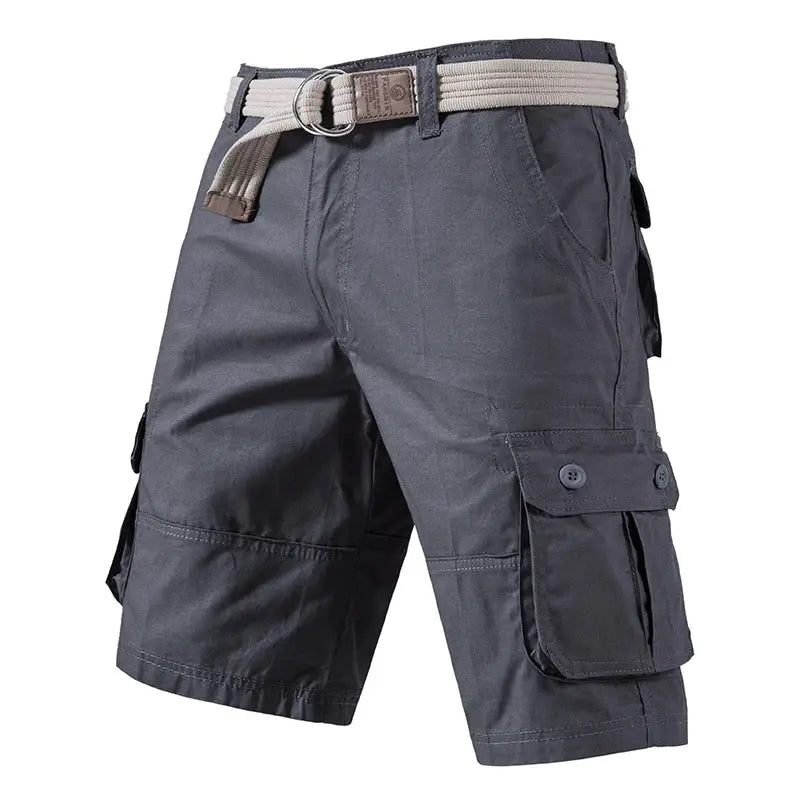 Men's Cargo Knee Shorts Cotton Casual Bermuda For Golf Running And Gym Plus Size Versatile