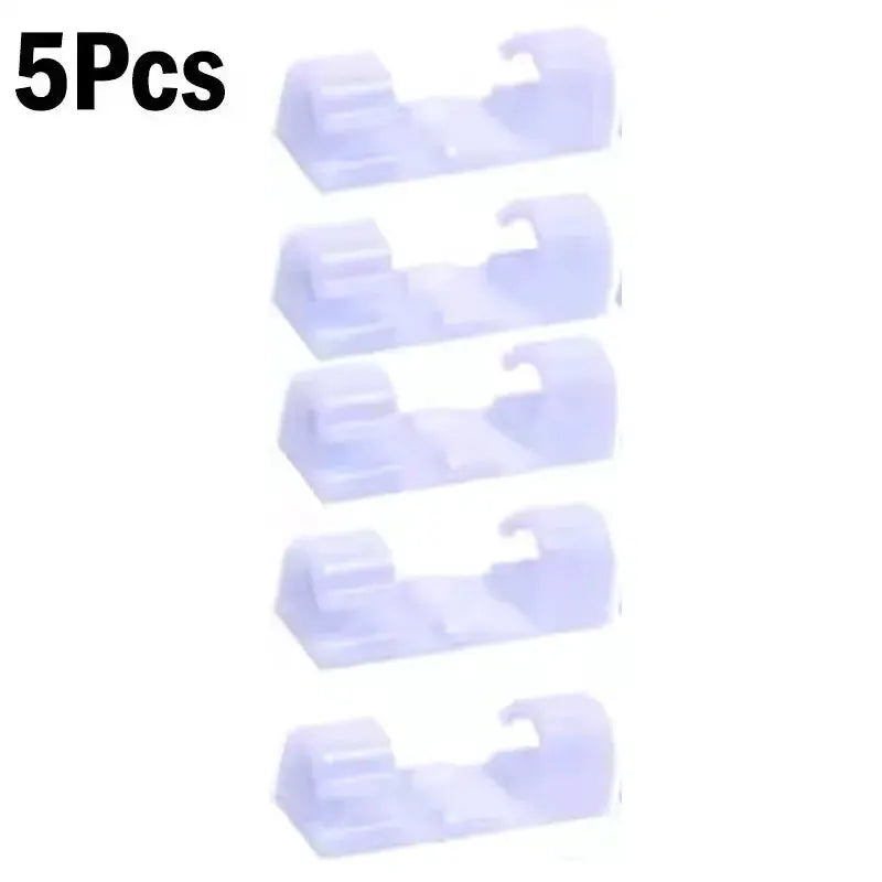 NeatCable Self Adhesive Cable Organizer Clips for Desk and Wall Mount to Manage PC Mouse USB Power Cords