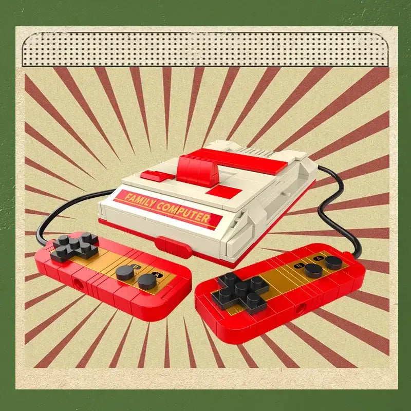 DIY Retro Electronics Building Blocks Model Brick Set For TVs Tape Players Walkman Game Consoles And Radios