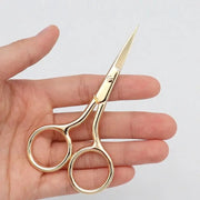 European Style 9CM Stainless Steel Makeup Scissors Multi Functional Eyebrow Nose Hair Manicure Tool