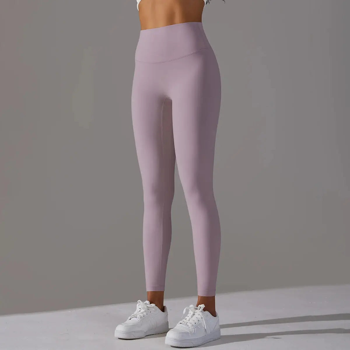 High Waist Naked Feeling Leggings for women in lavender, fitness and yoga pants