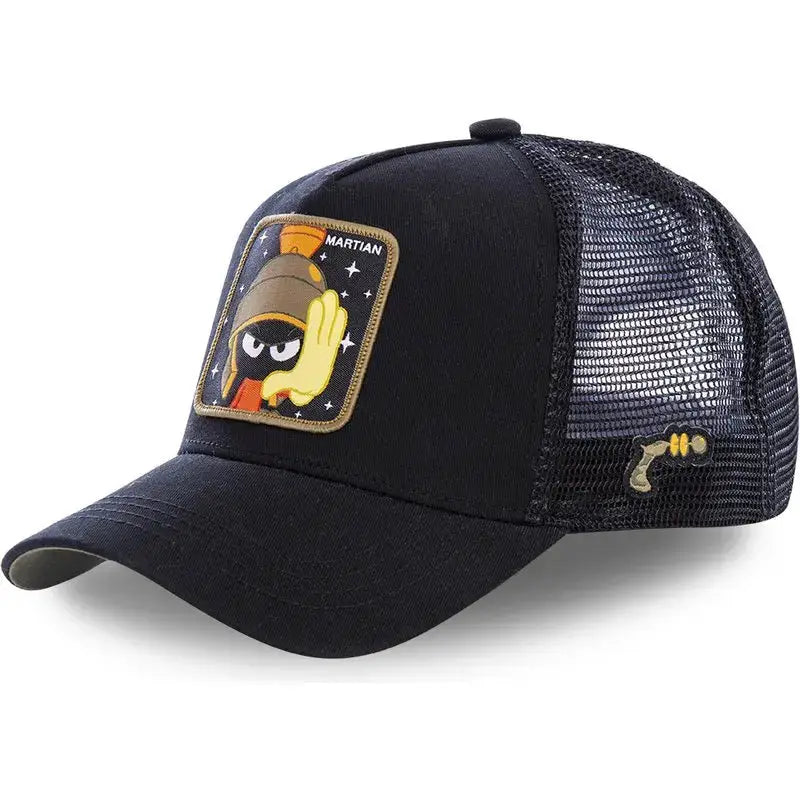 Unisex Anime Cartoon Patch Baseball Cap High Quality Trucker Hat Men Women Sun Shield