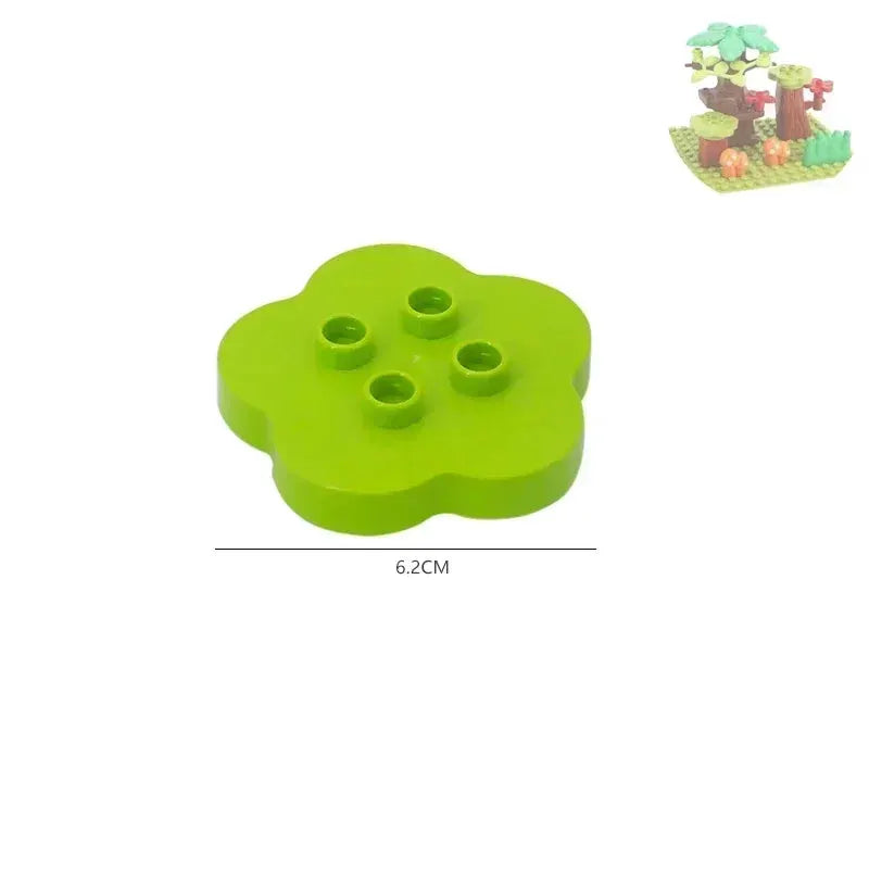 Big Outdoor Building Blocks Forest Plant Series Set For Farm Garden Decor And Kids Toys Bricks