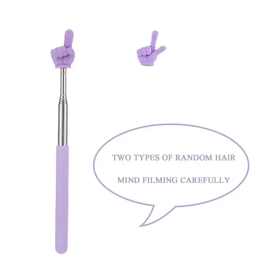 Colorful Finger Reading Sticks Stainless Steel Pointer Telescopic Rod For Kids Teaching And Parent Child Learning