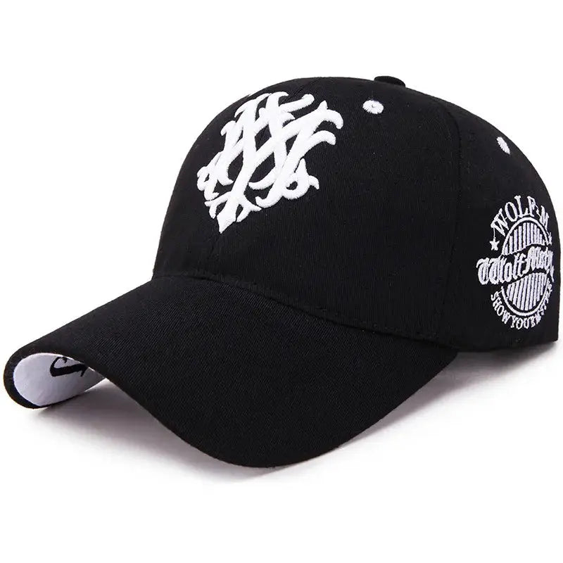 2025 Totem Flame Baseball Cap for Men and Women European and American Style Breathable Net Embroidered Sun Shield