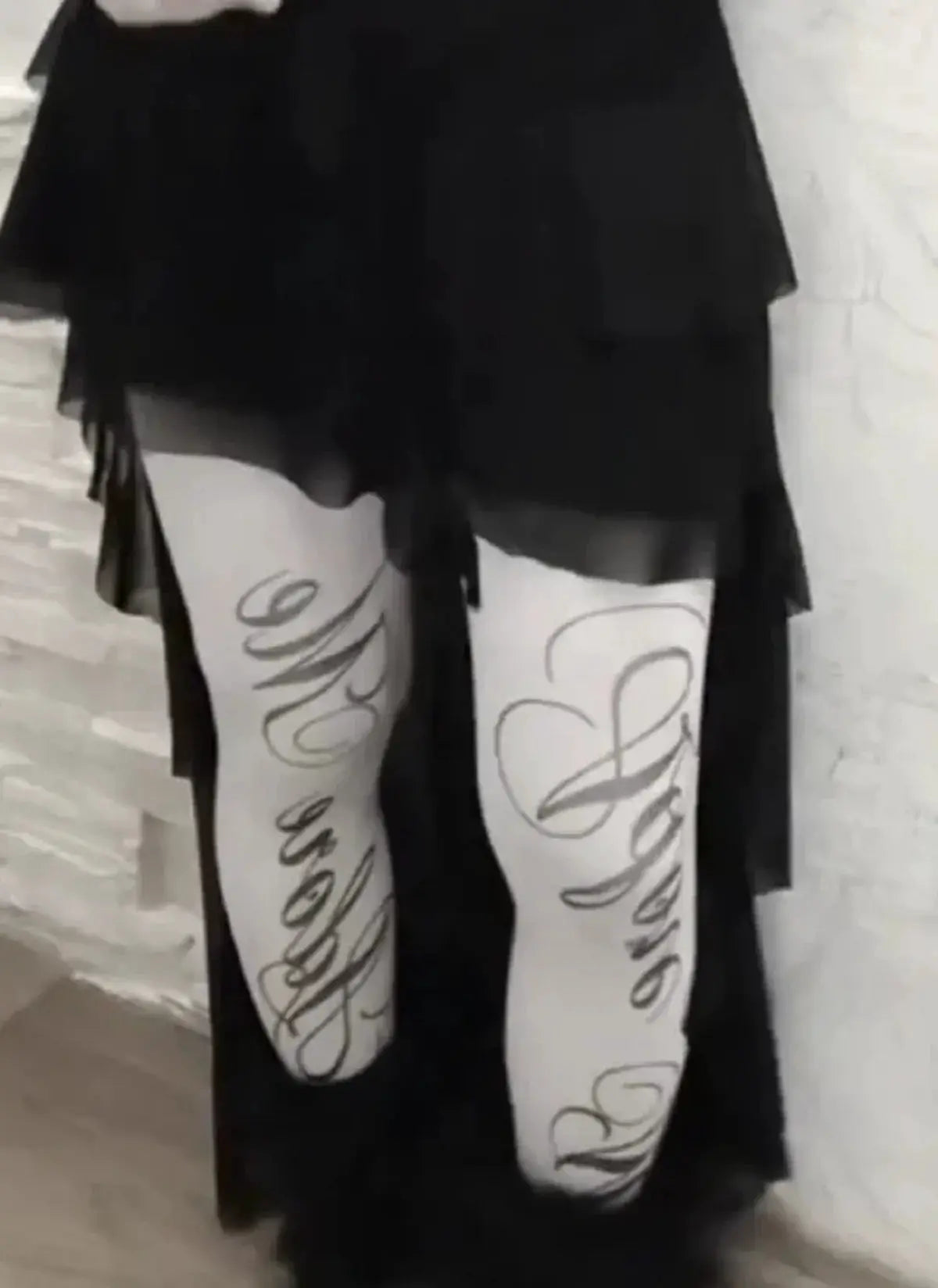 Kawaii Era Jumpsuit Set Y2K 2000s Retro Printed Jumpsuit With Sweet Thigh High Socks