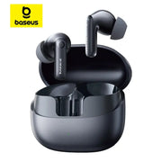 Baseus BP1 Pro wireless earbuds in charging case, dark gray