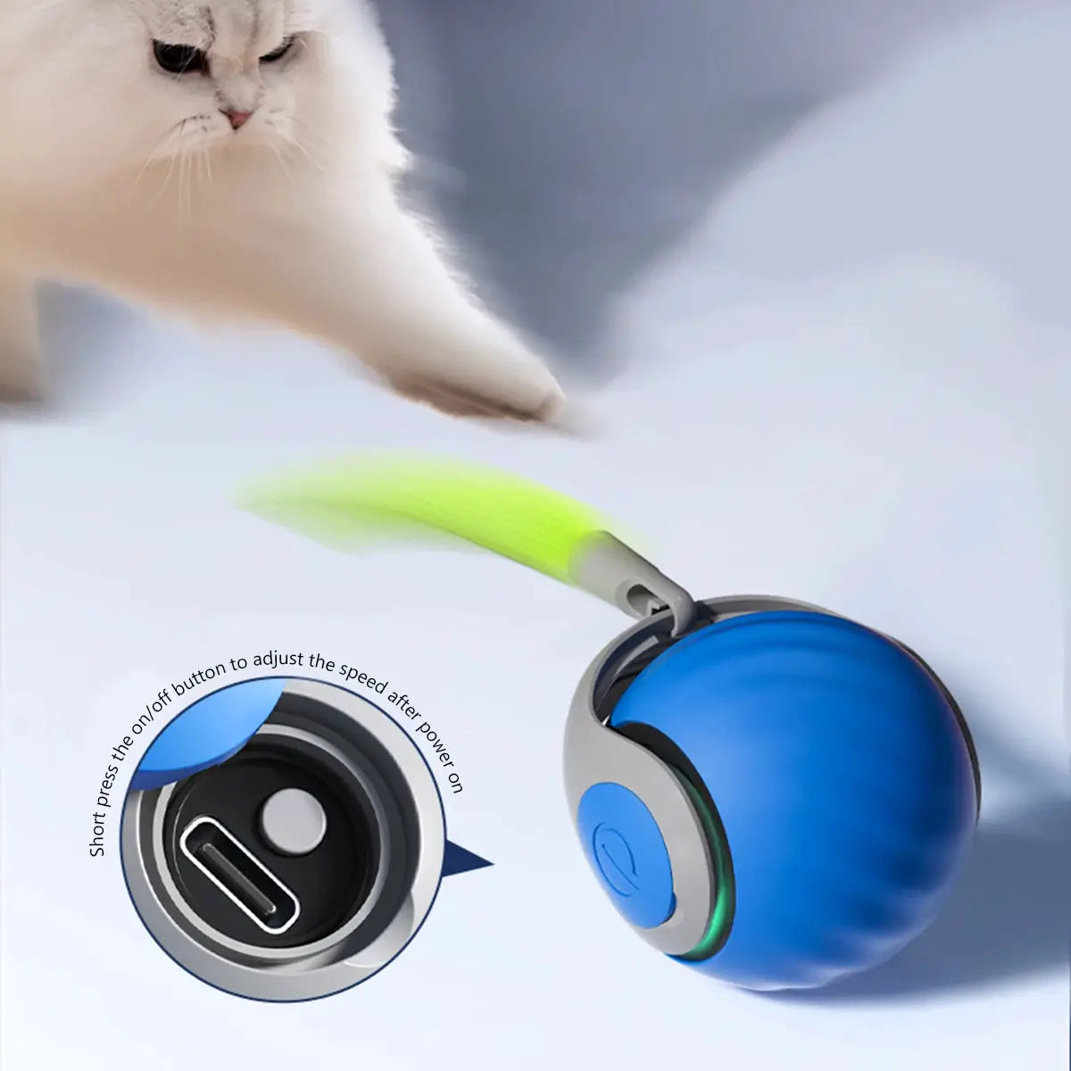 New Interactive Cat Toy Ball Rolling Ball For Indoor And Outdoor Play Cats And Dogs Toys
