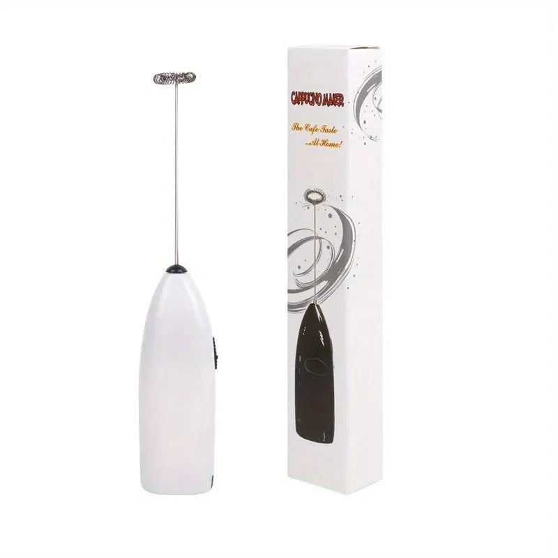 Handheld Electric Egg Beater Milk Frother Battery Powered Coffee Mixer Milk Foamer Kitchen Tool