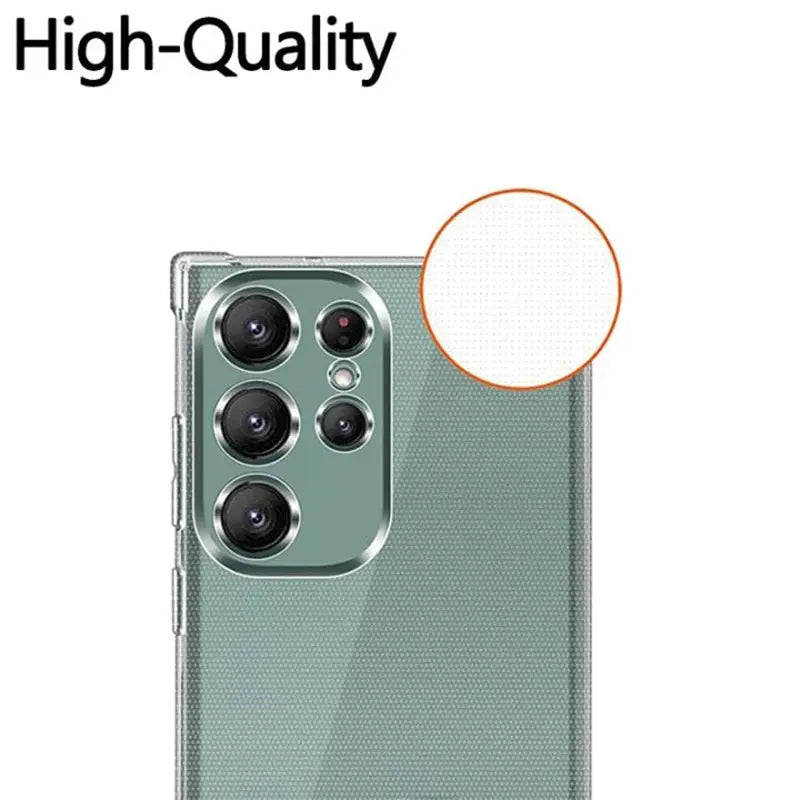 CrystalShield Clear Case For Samsung Galaxy S24 S23 S22 S21 Plus Ultra Shockproof Transparent Protection