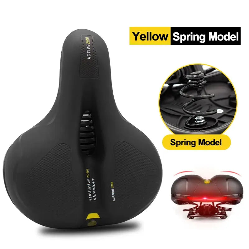 Hollow Breathable Bicycle Saddle For Men And Women MTB Road Bike Seat Shock Absorbing Comfort For Big Butt