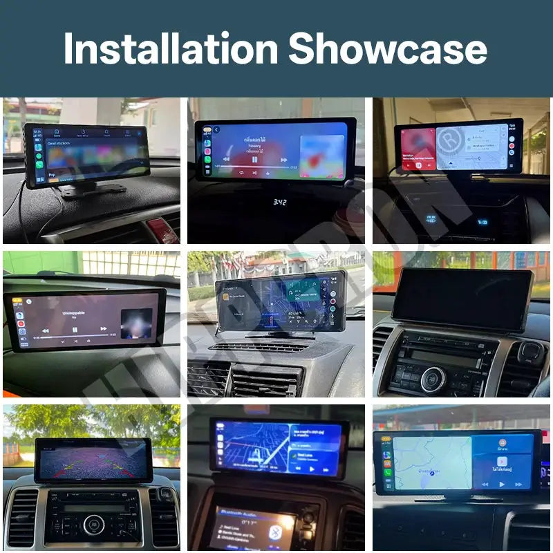 10.26 Inch Car Mirror Radio CarPlay Android Auto Bluetooth USB