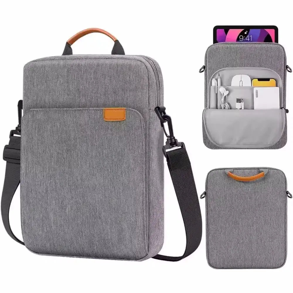 Laptop Handbag Cover For MacBook Air And Pro 11 To 13 Inches Waterproof Notebook Bag With Multi Pockets