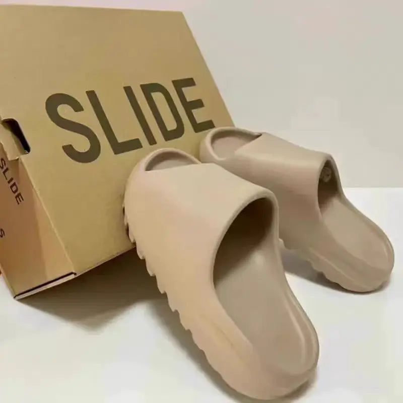 SunStride Summer Beach Slippers Unisex EVA Slides Thick Platform For Stability And Anti Slip Comfort