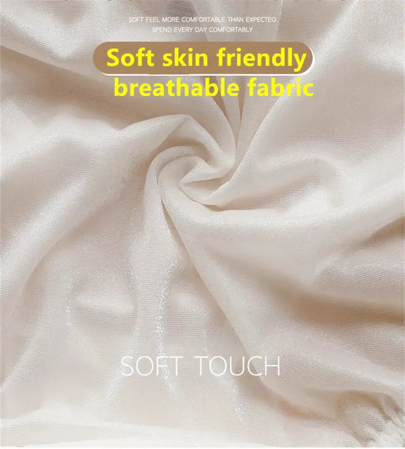 Large-size women's underwear by Simples Market in ice silk fabric with soft-touch, breathable comfort