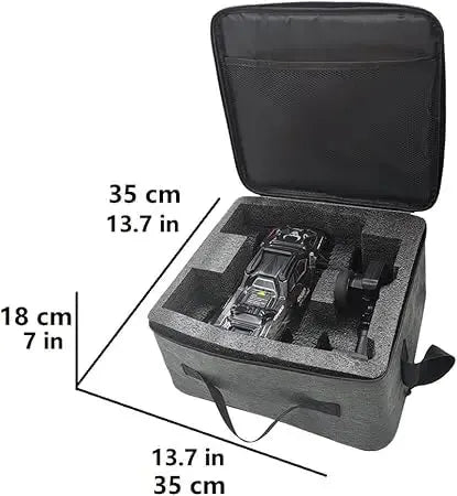 ZLL SG316 MAX 1:16 RC drift monster truck, black, 4WD brushless motor, in foam-lined carrying case (Simples Market)