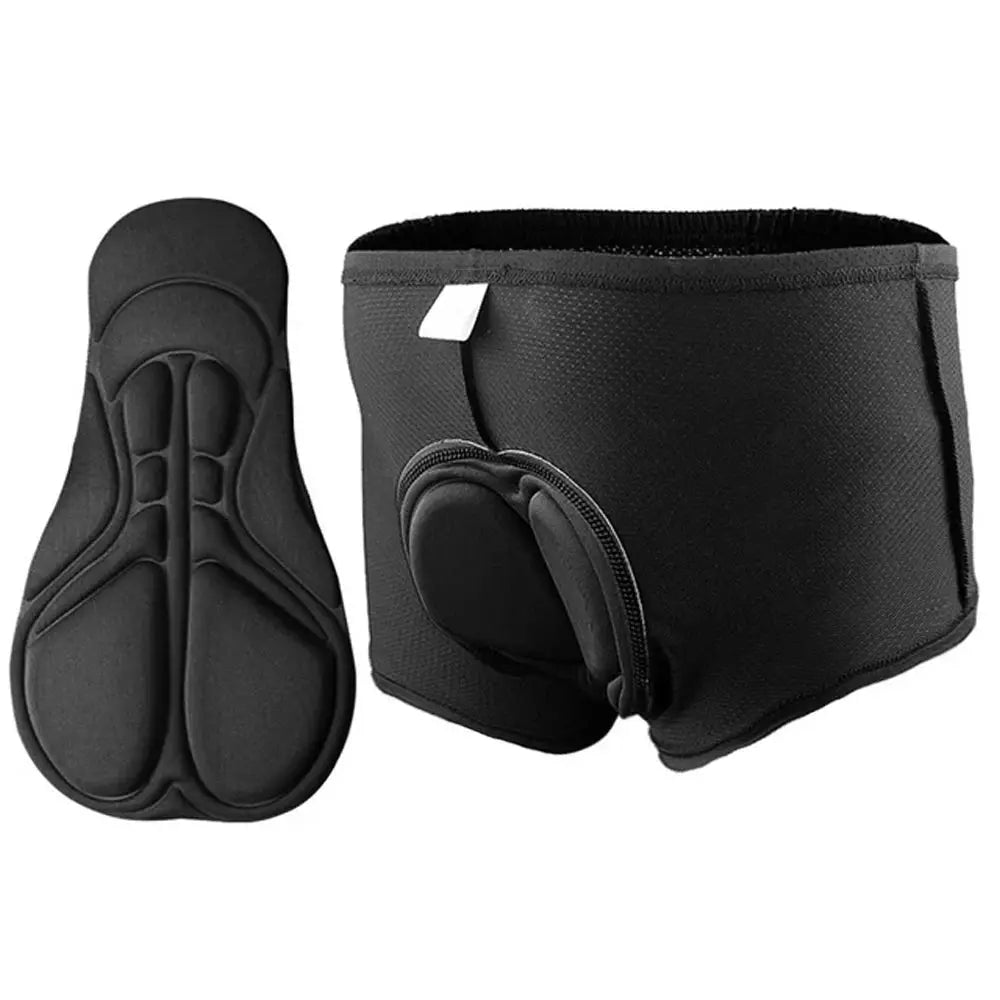Men's cycling shorts FVXVXV 1PCS by Simples Market with 4D padded insert, breathable quick-dry black