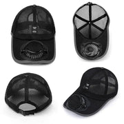 Breathable Sun Hat With Solar Powered Fan Usb Charging Outdoor Sun Protection Sunshade Baseball Cap
