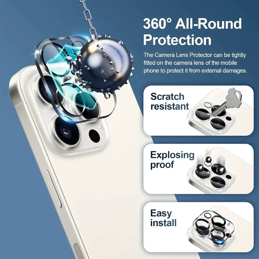 ApexShield All Model Tempered Glass Screen Protector For iPhone 11 To 17 Pro Max Cameras Ultra Clear 9H Hardness