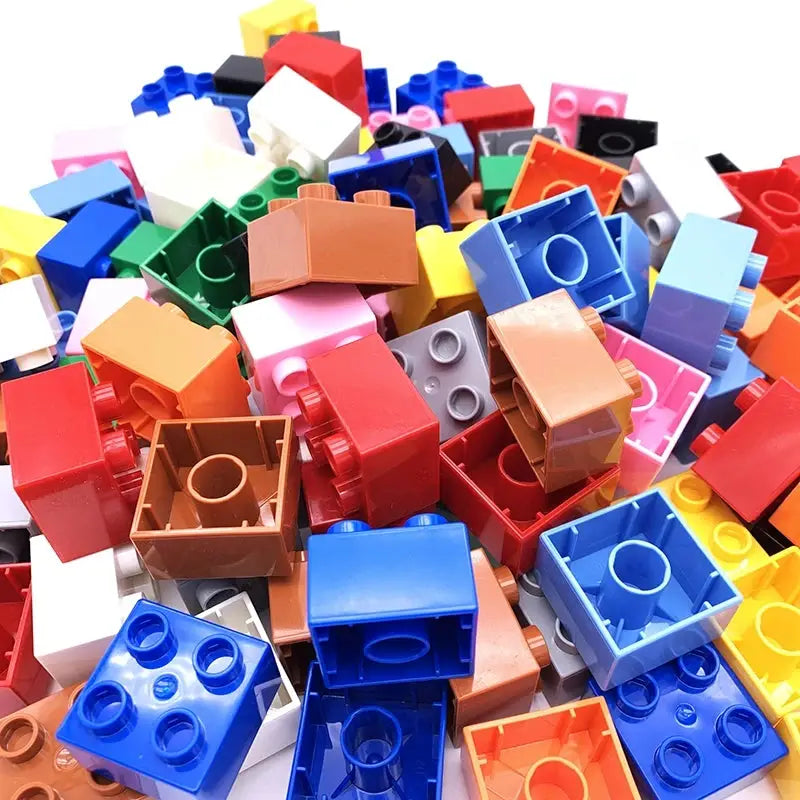 6 Piece Big Building Block Accessories Compatible With Enlighten Large Bricks Foundation Blocks Educational Toy