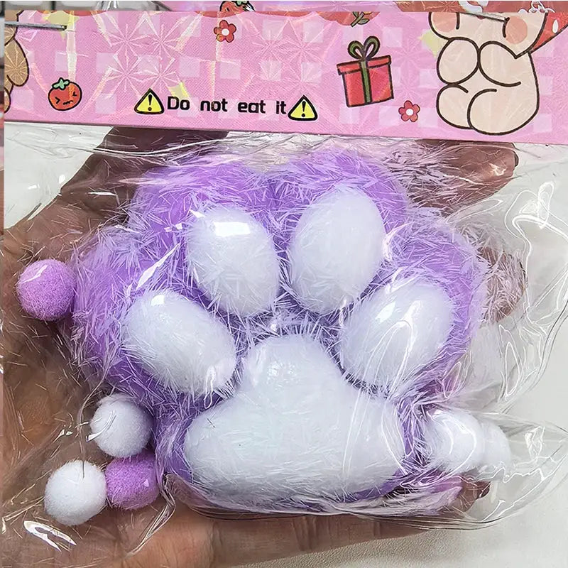 Squeeze Cat Paw Toys Soft Abreact Relief Stress Relief Squishy Cat Paw Toys for Relaxation Cute Gift for Cat Lovers