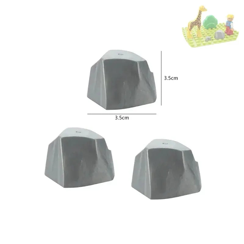 Big Outdoor Building Blocks Forest Plant Series Set For Farm Garden Decor And Kids Toys Bricks